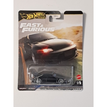 Hot Wheels 1:64 FFP - Honda Civic Coupe EX EJ1 1993 black